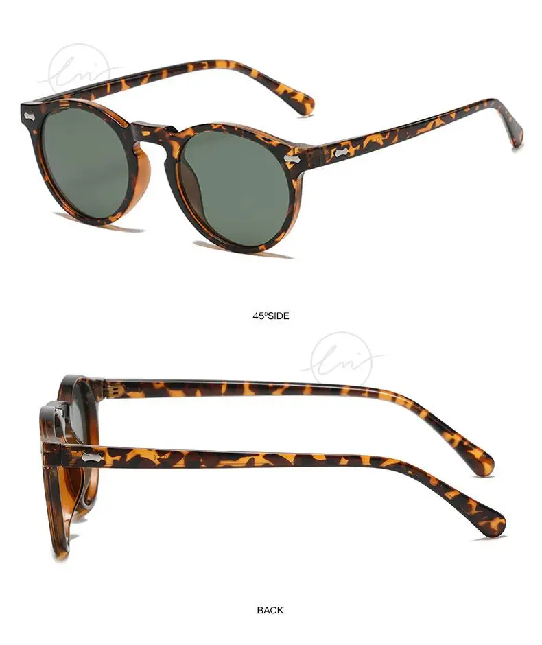 LM Klassische Runde Polarisierte Sonnenbrille Frauen Männer Tee Objektiv Outdoor Driving Shades Vintage Sonnenbrille Unisex UV400 Gafas De Sol – Detail 33