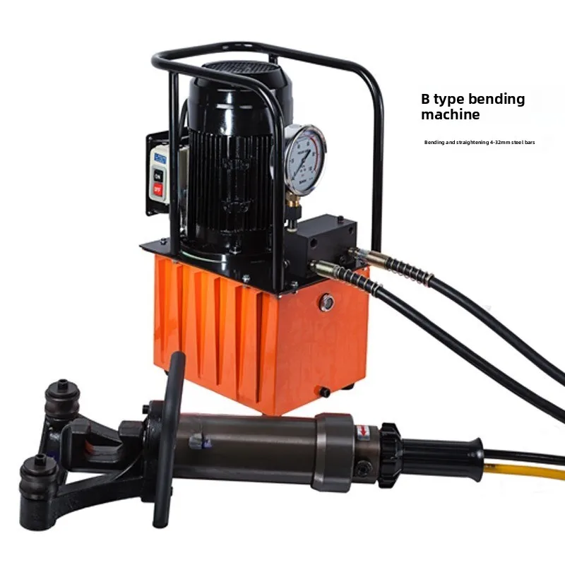 Mesin Pembengkok Besi Tulang Portabel Split Portable Rebar Bending Machine 4-40mm