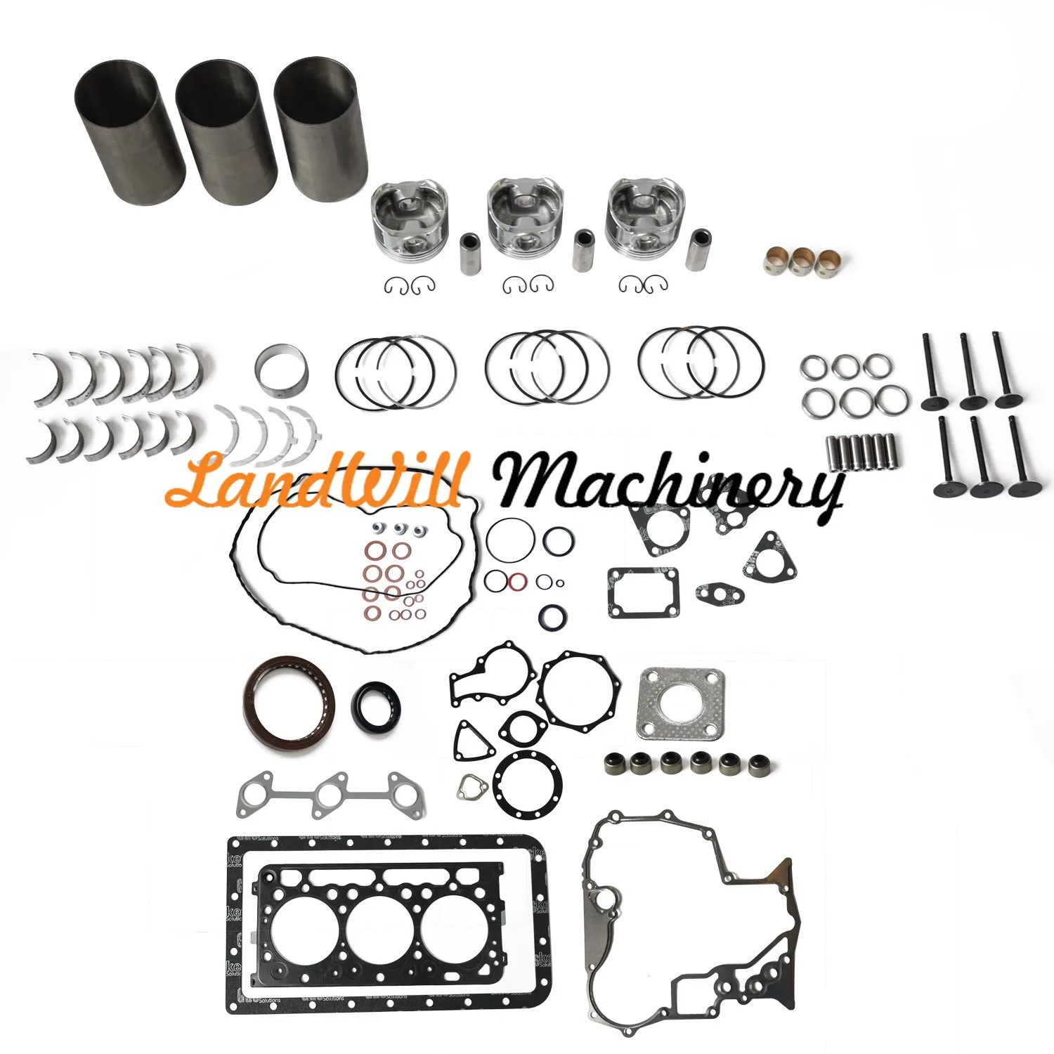 Overhaul Rebuild Kit Fits For Kubota Excavator KX41-3 W/ D902 Engine