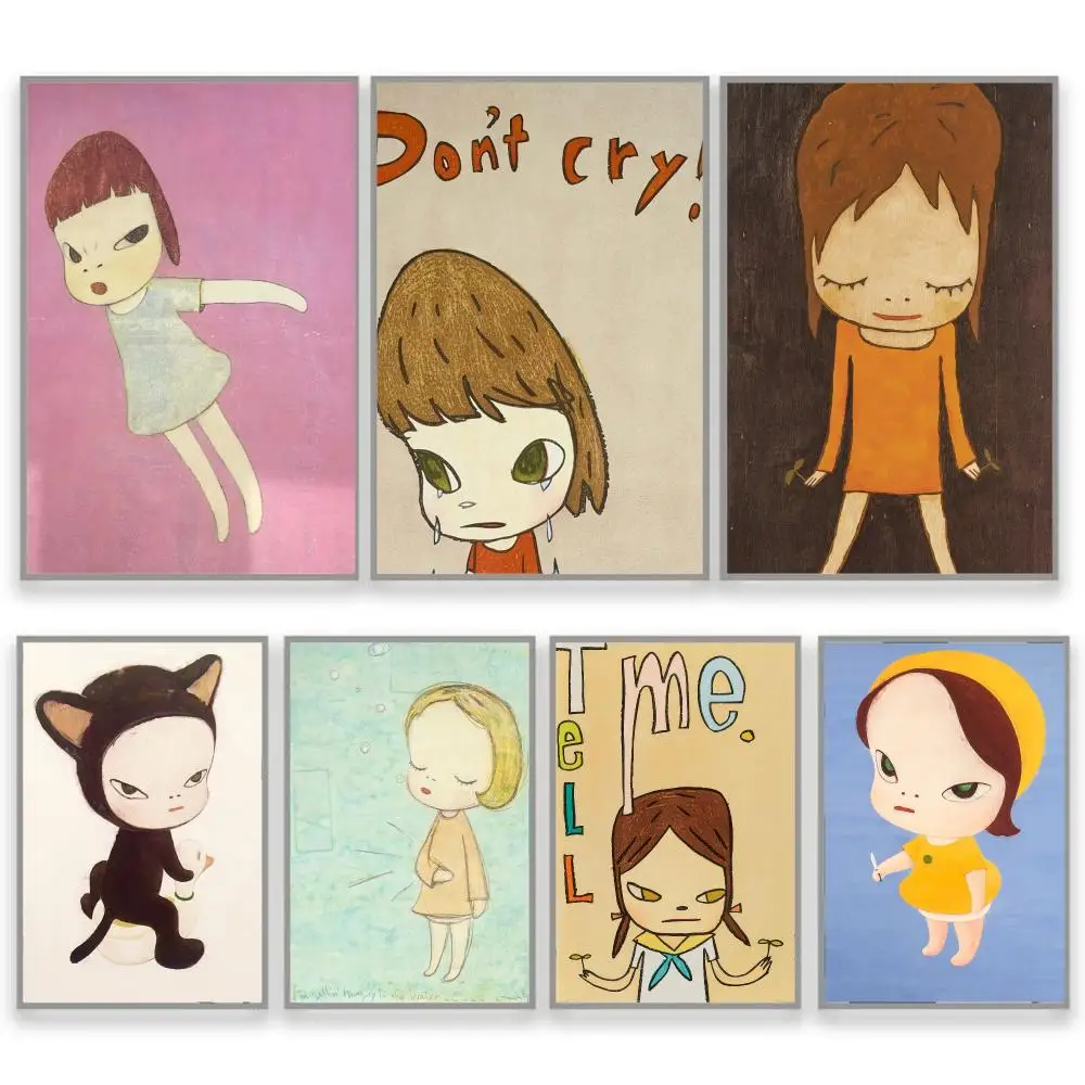 Nara Yoshitomo Teen Boy Gift Instant Space Refresh Bedroom Wall Art Poster