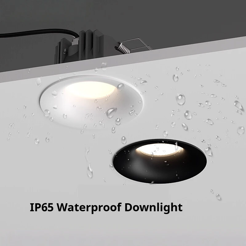 Recessed LED Downlight IP65 Waterproof LED Spotlight Ceiling Lamps For Kitchen Washbasin Bathroom Home Decor LED Ceiling Light