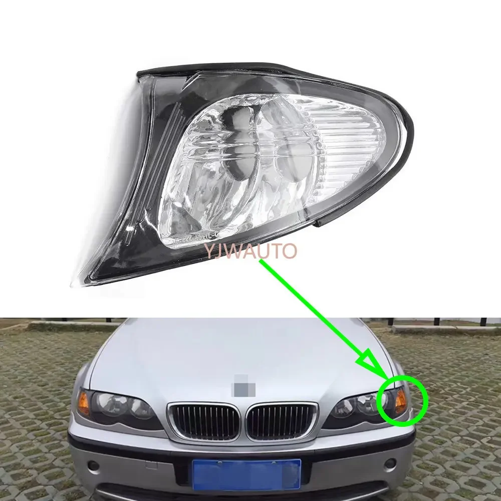 

For BMW 3-Series E46 325i 325xi 330i 4DR 2002 2003 2004 2005 Corner Lamps Car Parking Lamps Auto Signal Indicator Corner Light