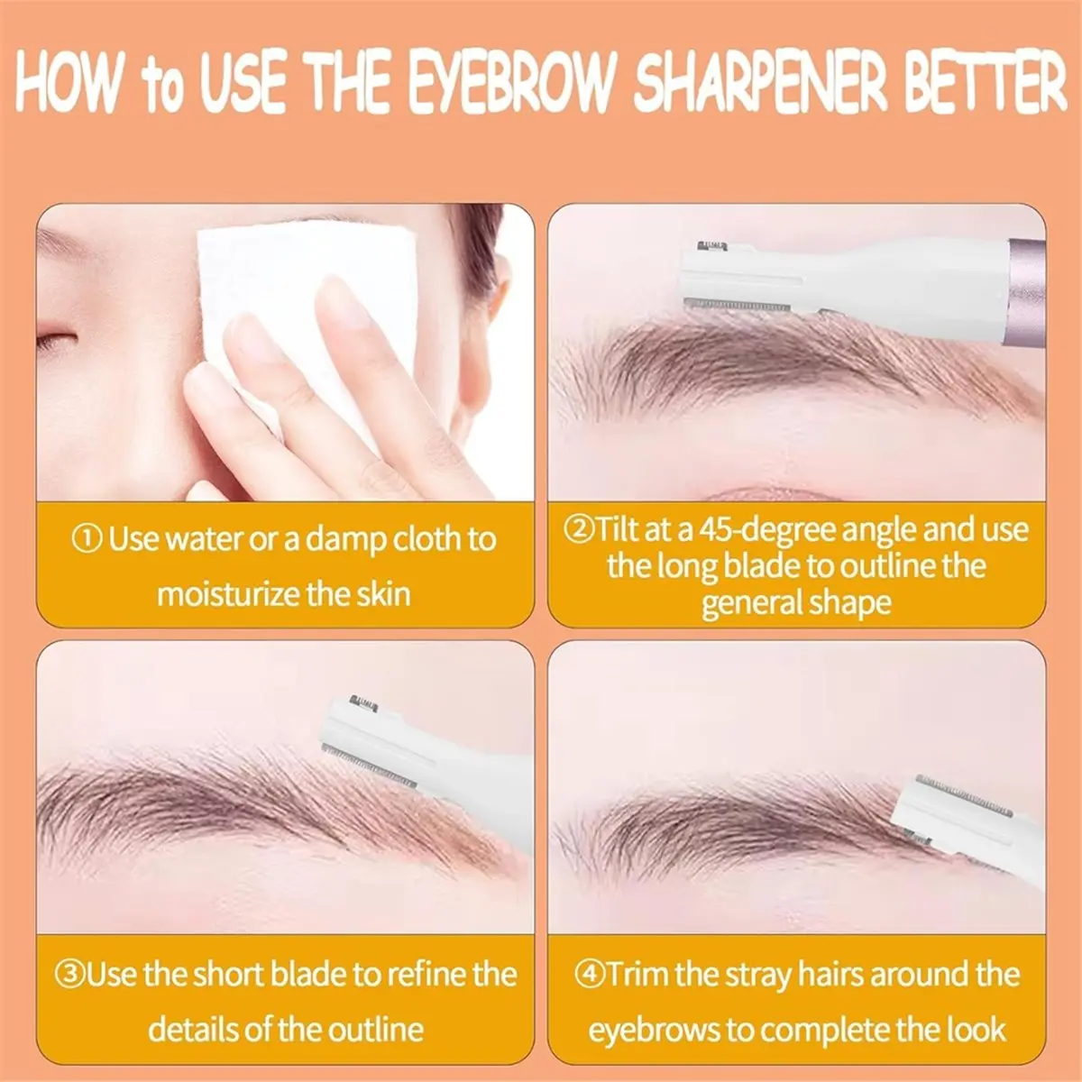 [NEW] Rechargeable Nose and Ear Hair Trimmer for Women Men - Painless and Eyebrow Hair Remover, Dual-Edge Blades