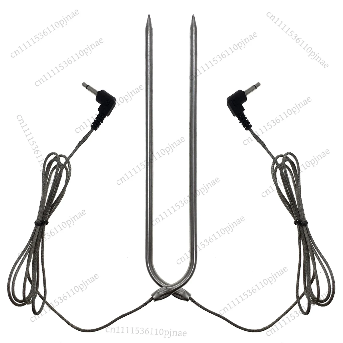 2PCS Stainless Steel Meat Temperature Probe Thermometer BBQ Grill Smoker Accessories