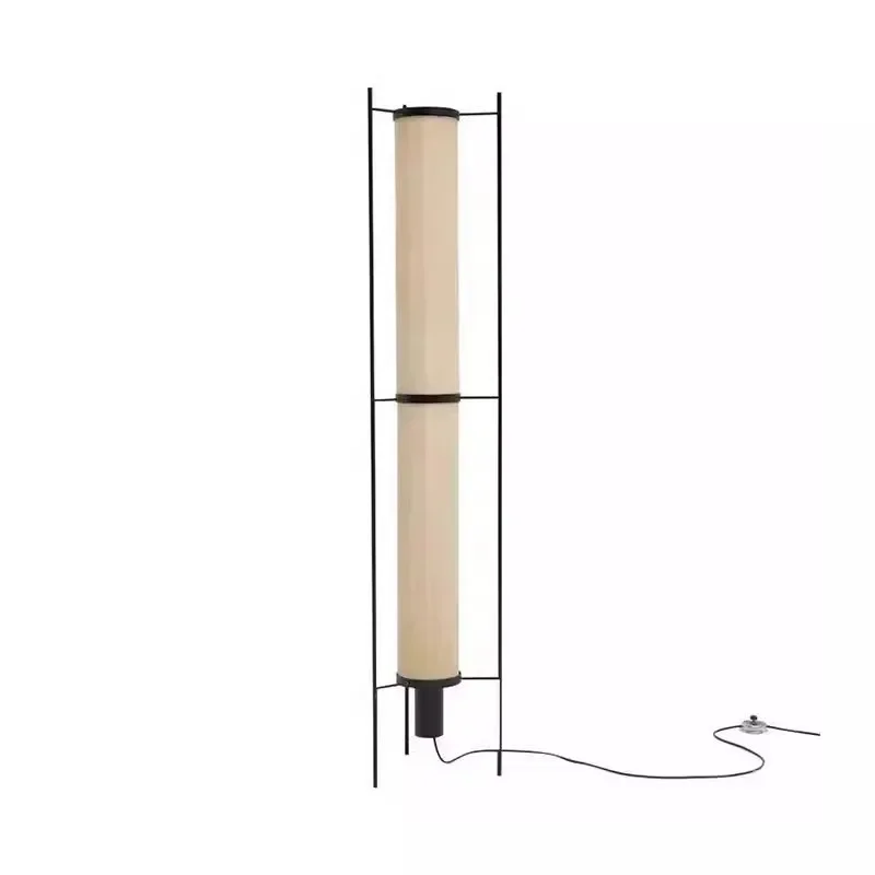 

Wabi Sansi Linen Floor Lamp Hotel Bed and Breakfast Bedroom Room Floor Lamp Living Room