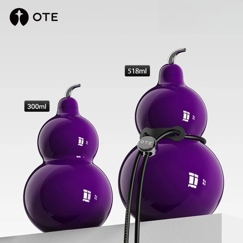 

OTE Oudi Gourd термос чайник соломенный портативный с высококачественной мини-кишеньковой чашкой для воды