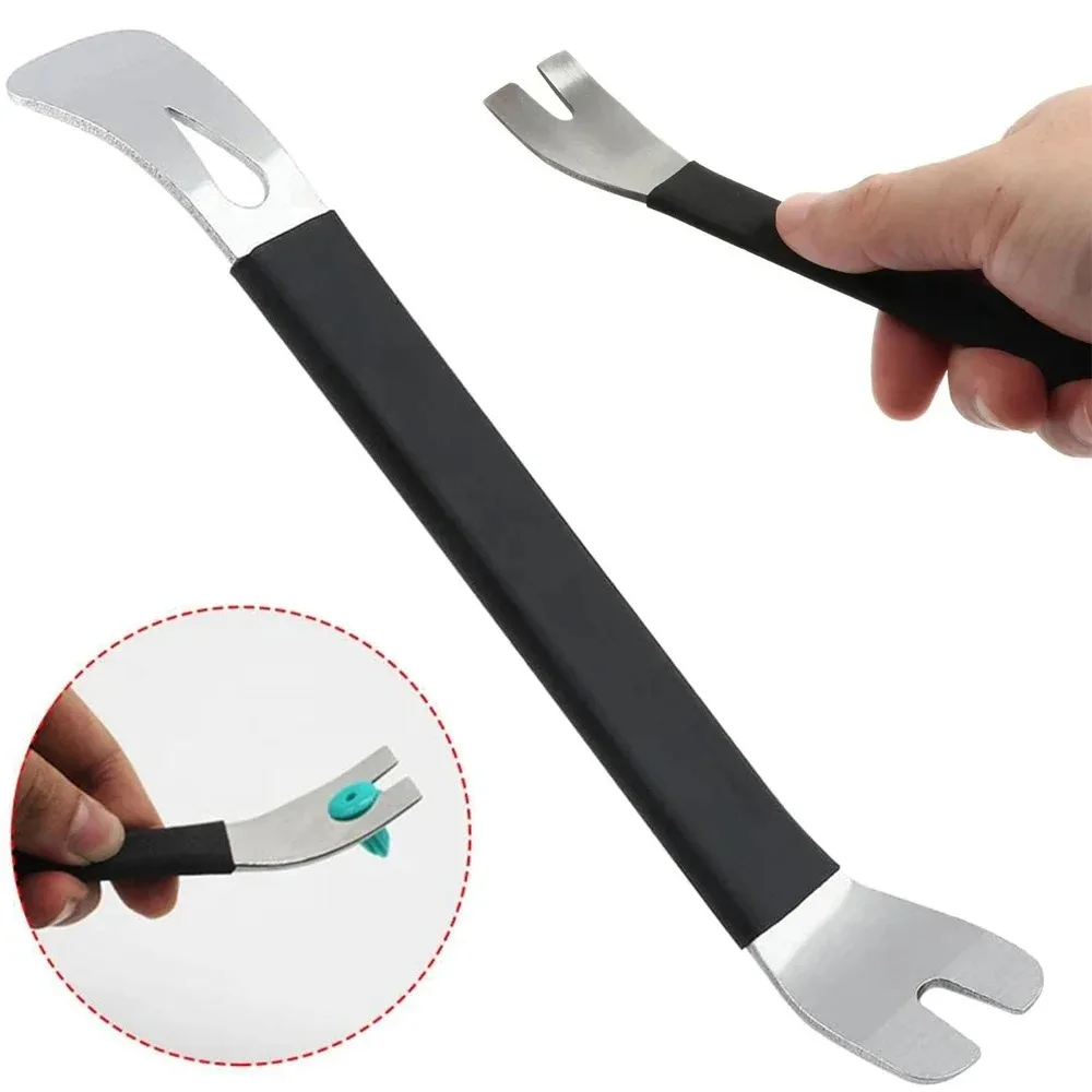 Nieuwe Auto-interieur Clip Panel Trim Installatie Removal Tool RVS Pry Plate Conversie Installatie Tool