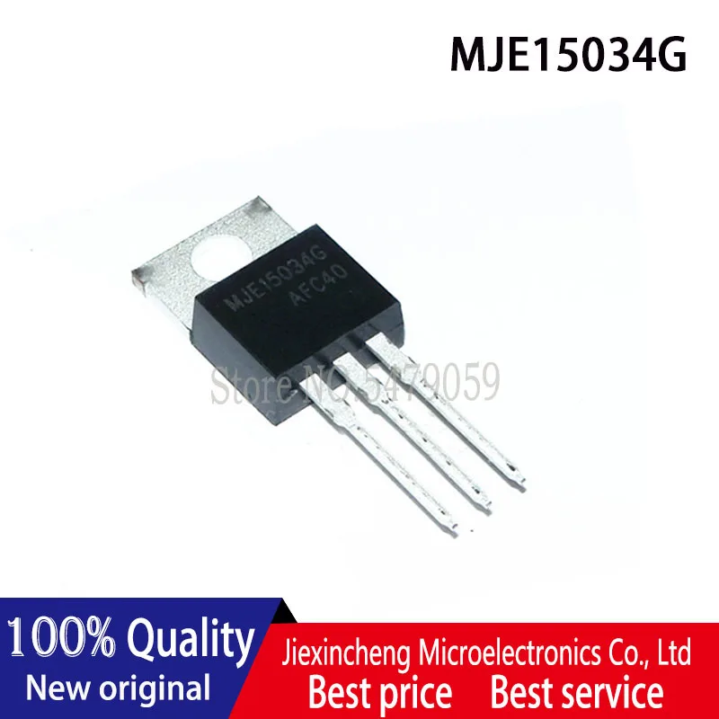 100% New Original MJE15034 MJE15034G MJE15035 MJE15035G TO-220 Audio Pairing Triode 4A 350V