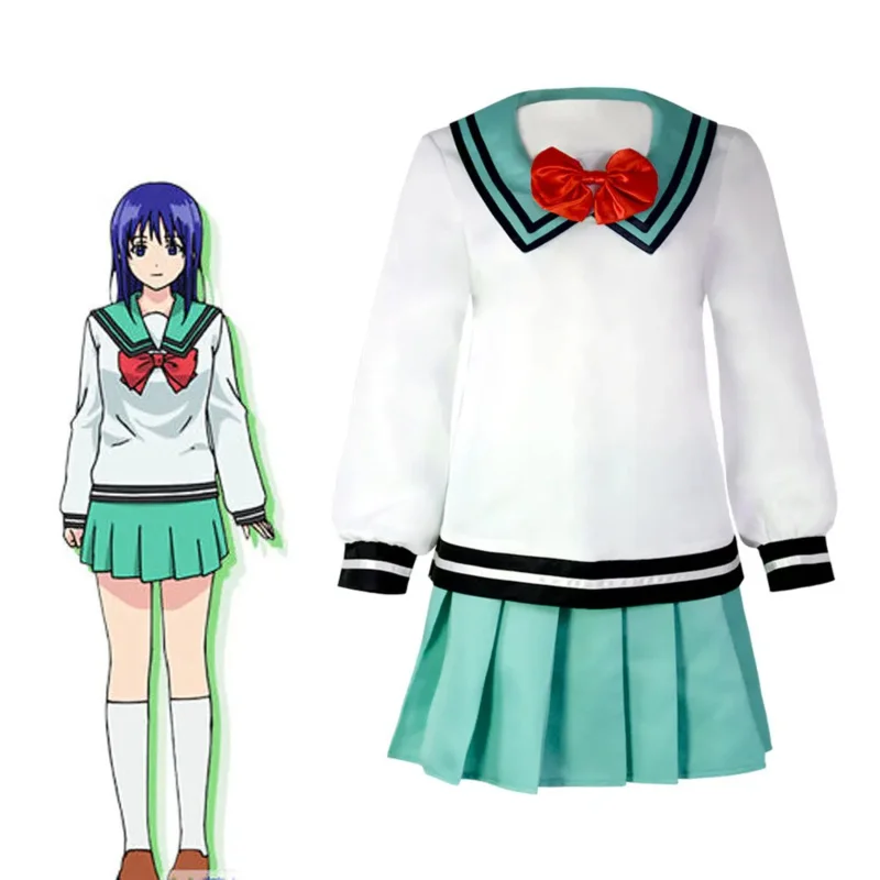 Japan The Disastrous Life of Saiki K. women Teruhashi Kokomi cosplay dress Saiki Kusuo no sai-nan Yumehara Chiyo dress and wig O