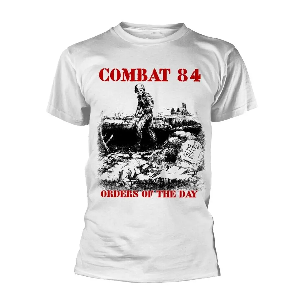 ORDERS OF THE DAY (WHITE) by COMBAT 84 T-Shirt  High Quality 100%Cotton Short Sleeve