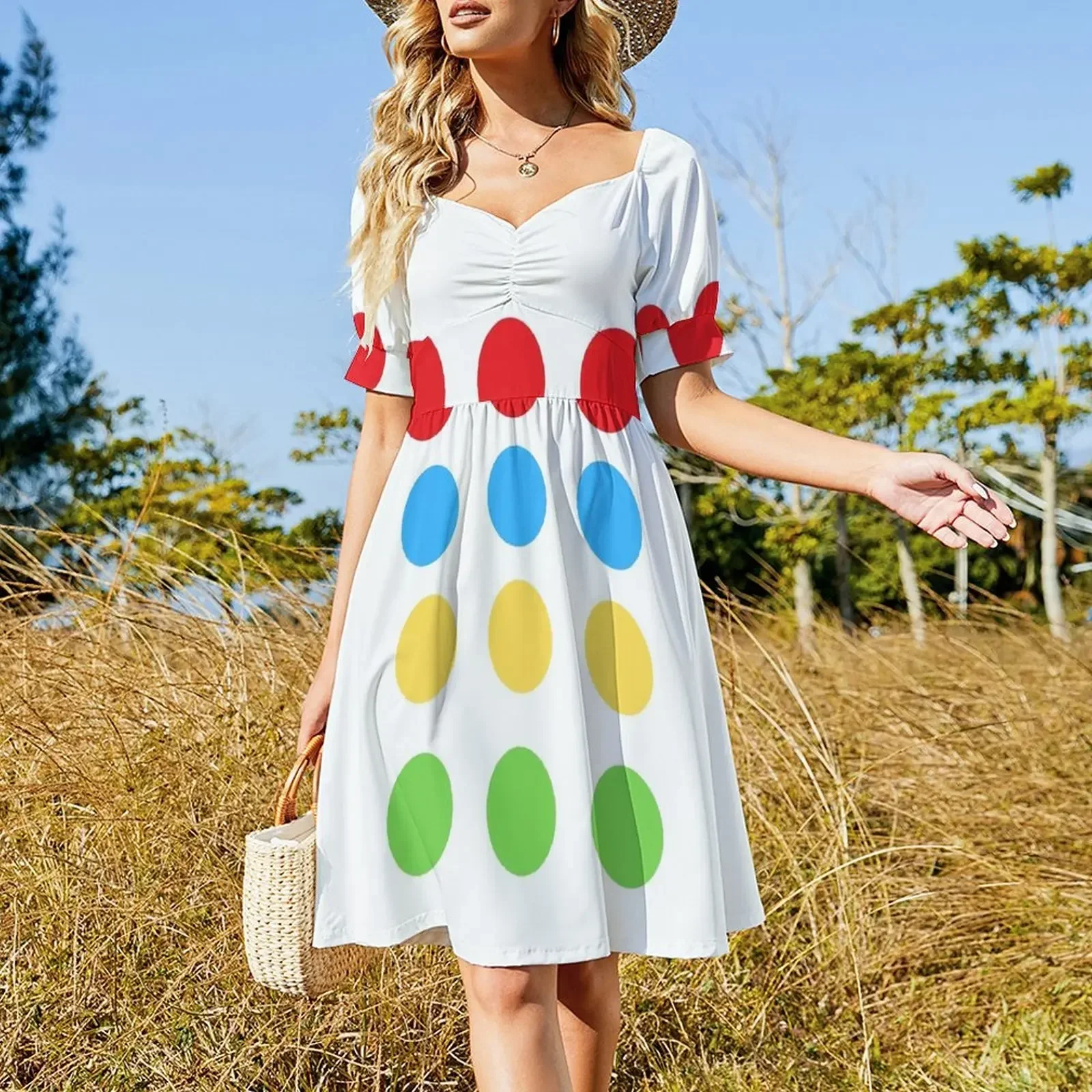 Twister Game Halloween Costume Sleeveless Dress women's evening dress 2025 women clothes women's dresses luxury Dress