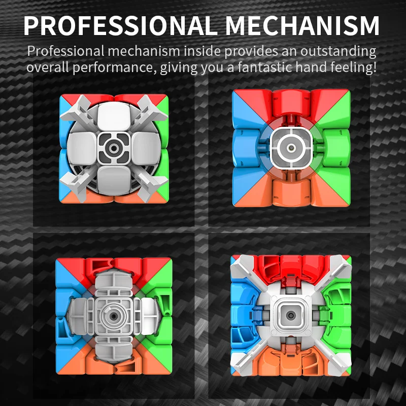 Moyu meilong cubo de fibra carbono 3x3 cubo mágico 2x2 sq1 pirâmide skewb megaminx velocidade cubo quebra-cabeça brinquedos presente original cubo mágico