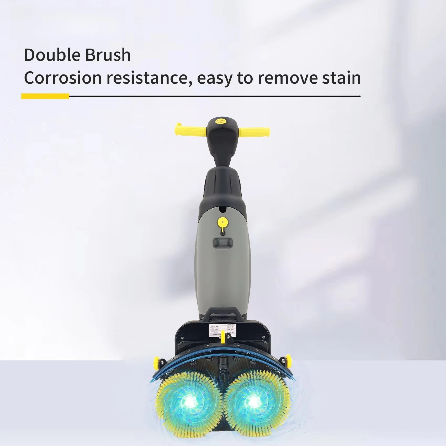 C430BN Foldable Cordless Floor Washer, Dual‑Brush Lithium‑Powered 3‑in‑1 Wash Mop Vacuum for Household & Business