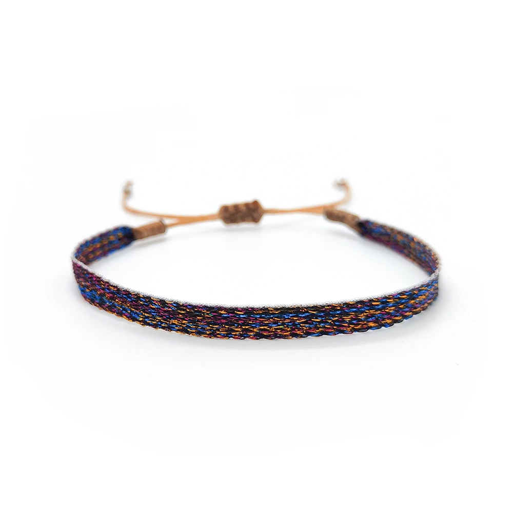 KKBEAD Kolumbien Armband Stoff Stoff Armbänder für Frauen Männer Handgewebtes geflochtenes Armband Geschenk Großhandel Boho Freundschaftsschmuck – Detail 20