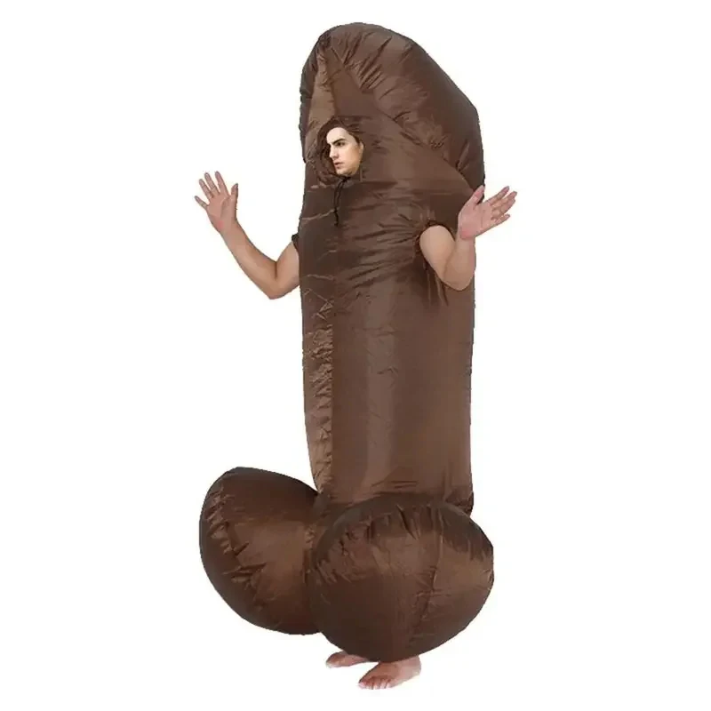 2026 Adult Sexy Inflatable Penis Cosplay Costume For Man Wedding Club Bachelor Party Halloween Carnival Clothing Dress Up 04IKJ view 2