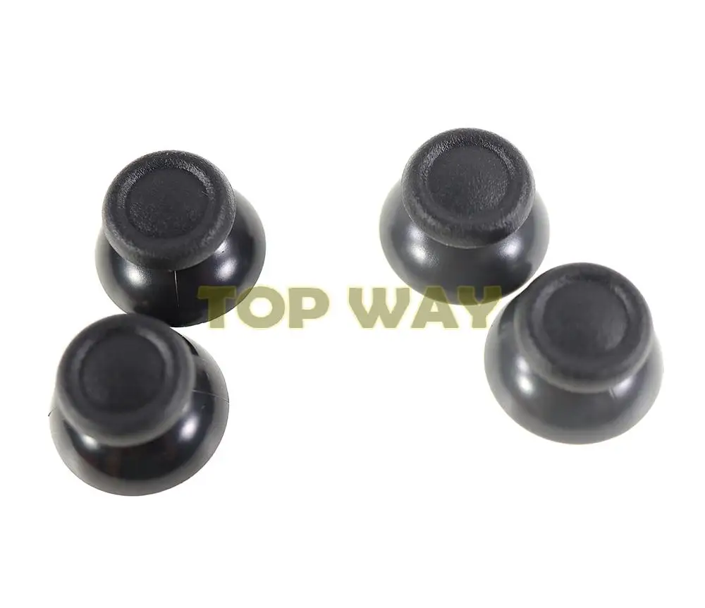 2PCS 블랙 그레이 오리지널 PS4 아날로그 커버 3D 썸 스틱 조이스틱 썸스틱 머쉬룸 캡 소니 플레이스테이션 4 컨트롤러용