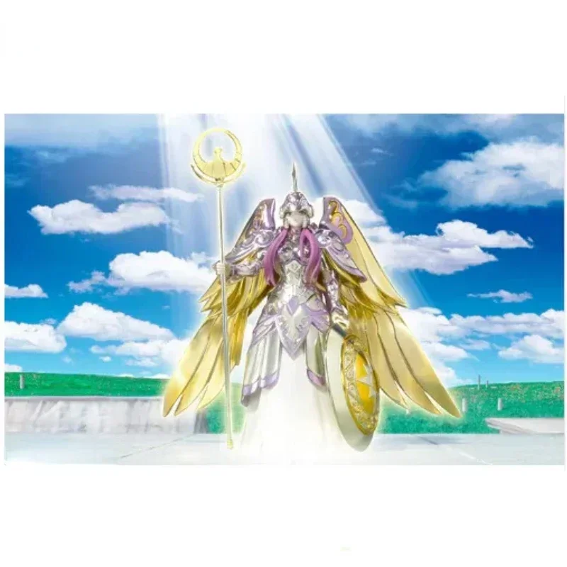 

Spot Goods Original Bandai Edition Saint Cloth Goddess Athena Form Saint Seiya Металлическая броня Фигурка Высокое качество