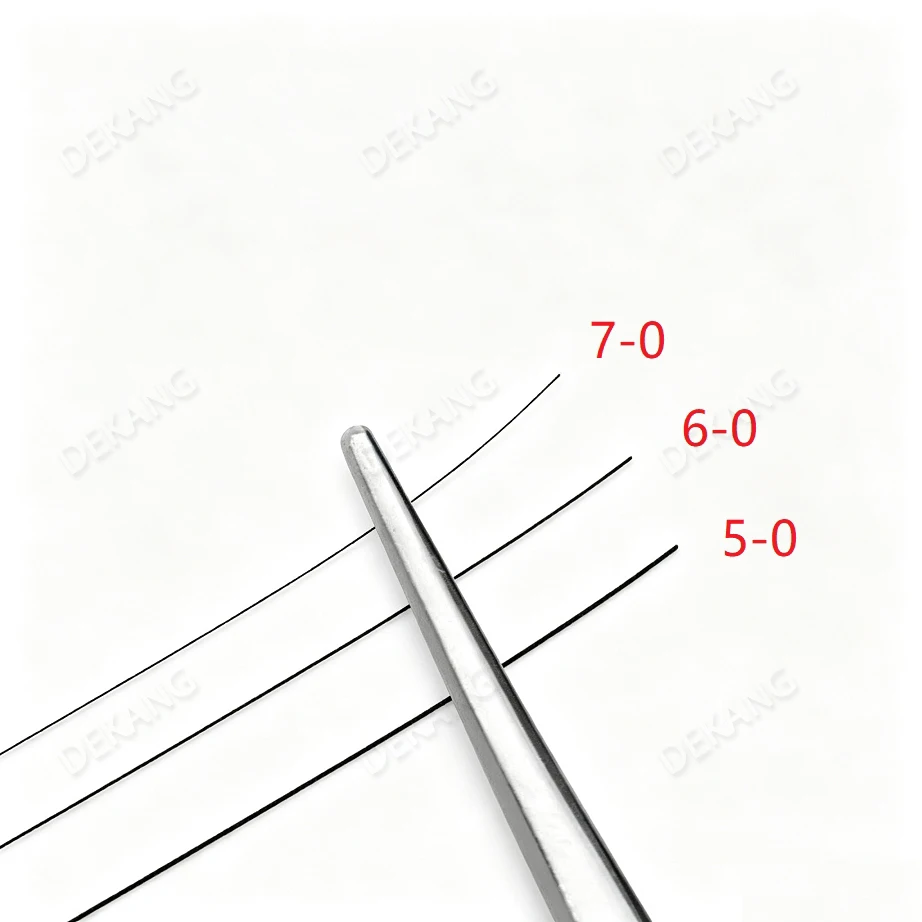 Double Eyelid Tool For Creating With Sutures Is Non-Absorbable Suture Thread - Black Nylon Thread, Size 6-0, Sewing