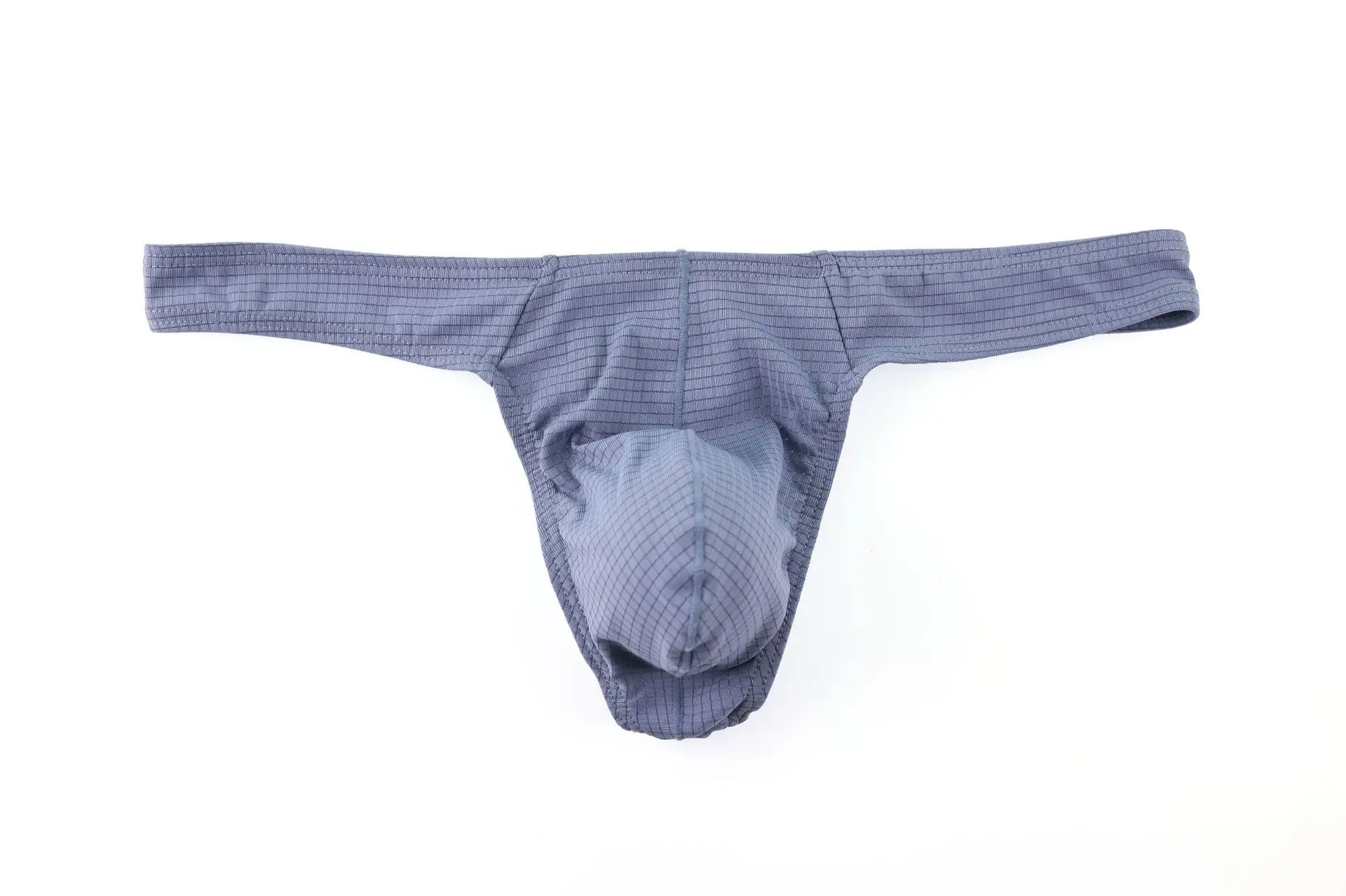

Men's Bulge Thong Comfortable Jacquard Gay Sexy Low Waist U Convex Pouch G-string Soft Elastic T Back Underwear Sissy Underpants
