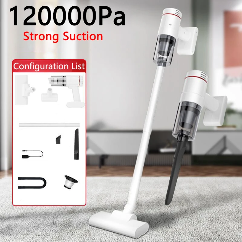 200000Pa Car Vacuum Cleaner Wireless High Power Vacuum Cleaner Handheld Wet and Dry Household Portable Vacuum Cleaner Charging