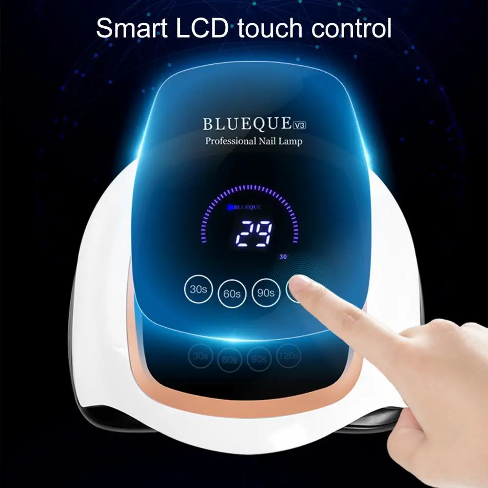 

Safe UV Nail Dryer 42 Lamp Beads Professional Nail Polish Curing Gel LED Dryer Double Light Sources Nail Dryer Nail Salon Use