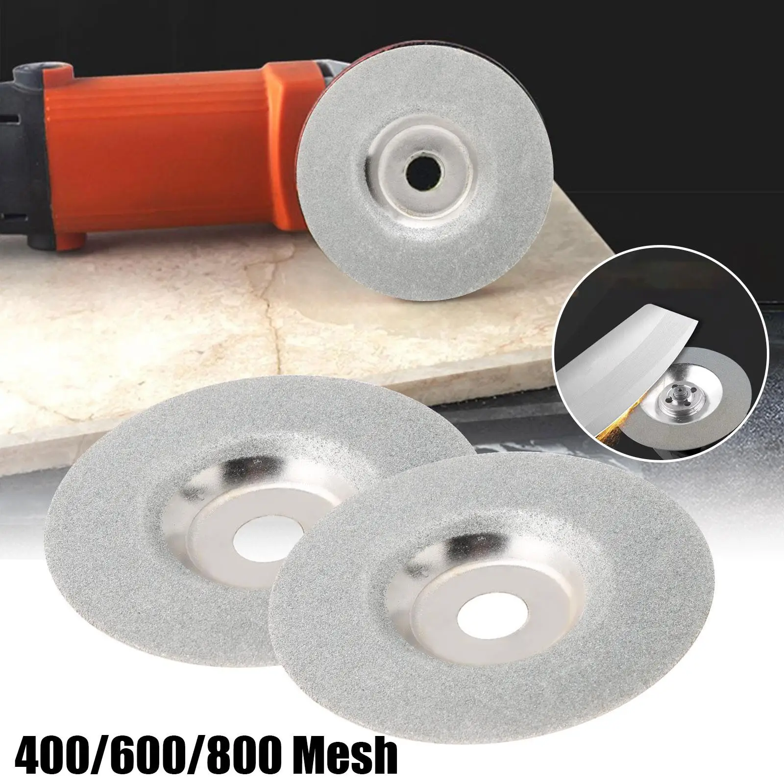 400/600/800/1000 Mesh Tungsten Electrode Sharpener Grinder Cutter Lapidary 20mm Saw Inner Polish Cutting Diamond Grind Disc