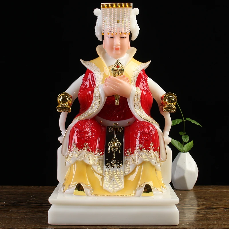 Wholesale Buddhism figure Goddess Matsu MAZU Guan YIN God Southeast Asia HOME protection Propitious Prosperity FENG SHUI statue