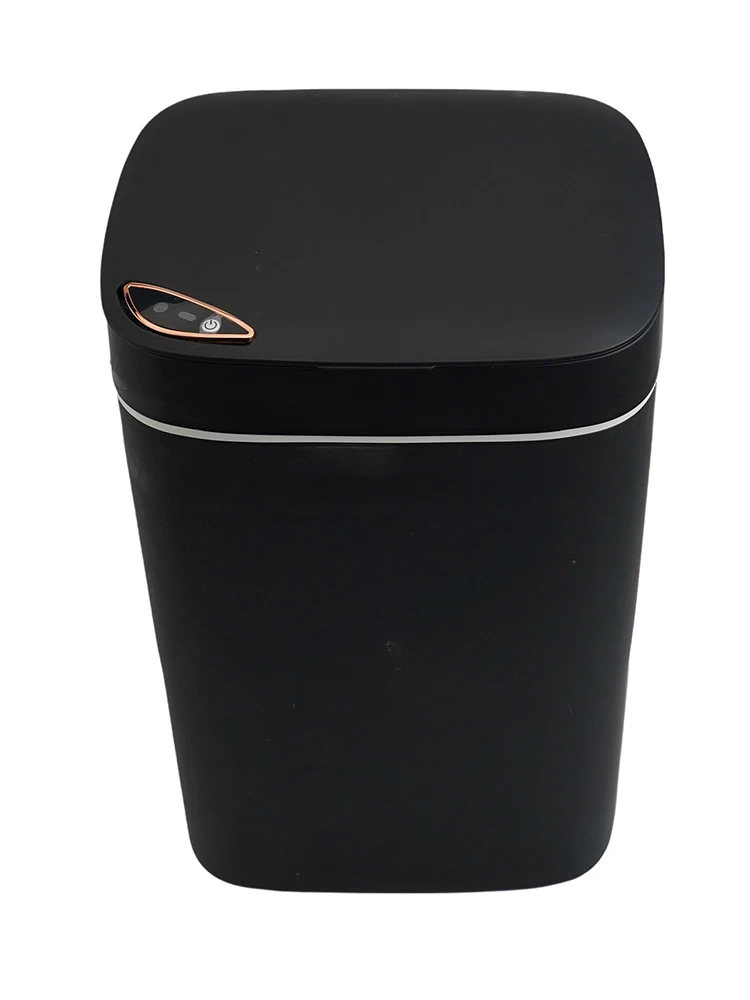 14L Sensor Rubbish Bin Automatic Sensor Trash Can Touch Control For Kitchen Bathroom Bedroom Office Homewares