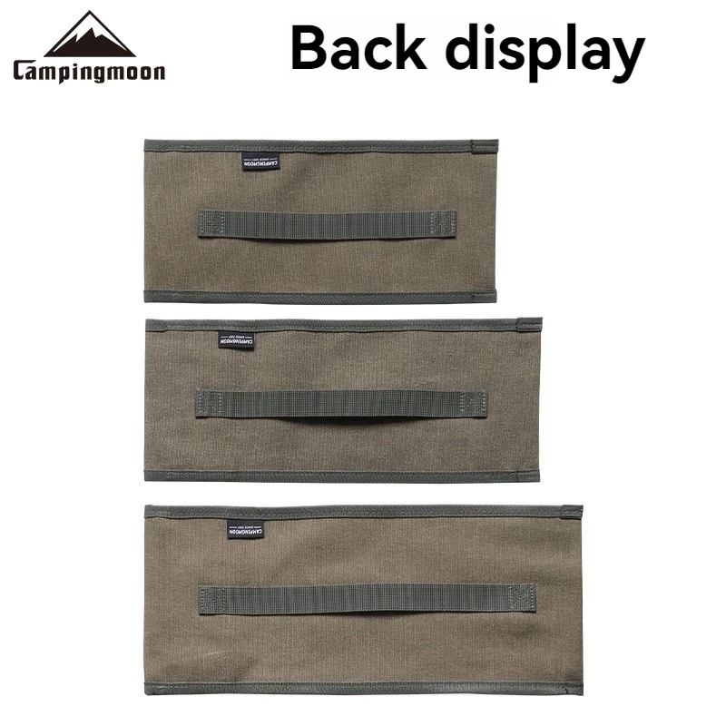 CAMPINGMOON في الهواء الطلق TKB-405-B التخييم في الهواء الطلق النار المبارزة مجلس المحمولة كبيرة قماش تخزين حقيبة يد #5