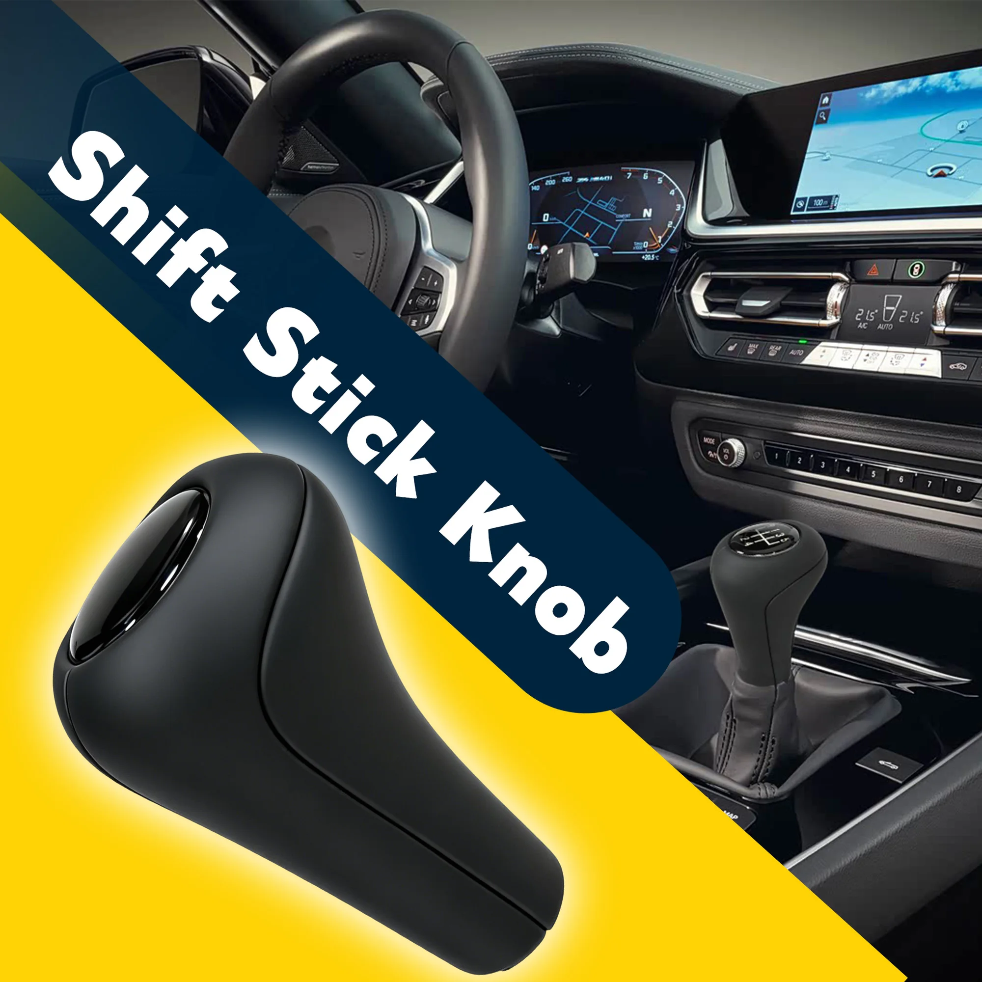

Car Gear Shift Stick Knob Manual 5 Speeds Boot Frame Gaiter Smooth Shifting For BMW Z8 E52 M3 M4 M5 E46 E60 E90 E92 F10 F20