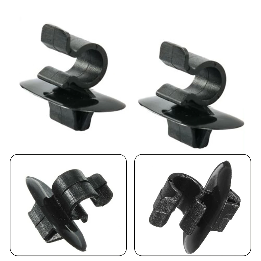 2pcs Bonnet Stay Clip Hood Retainer Plastic Holders For Support Strut Rod For Vivaro Car Hood Buckle Fittings