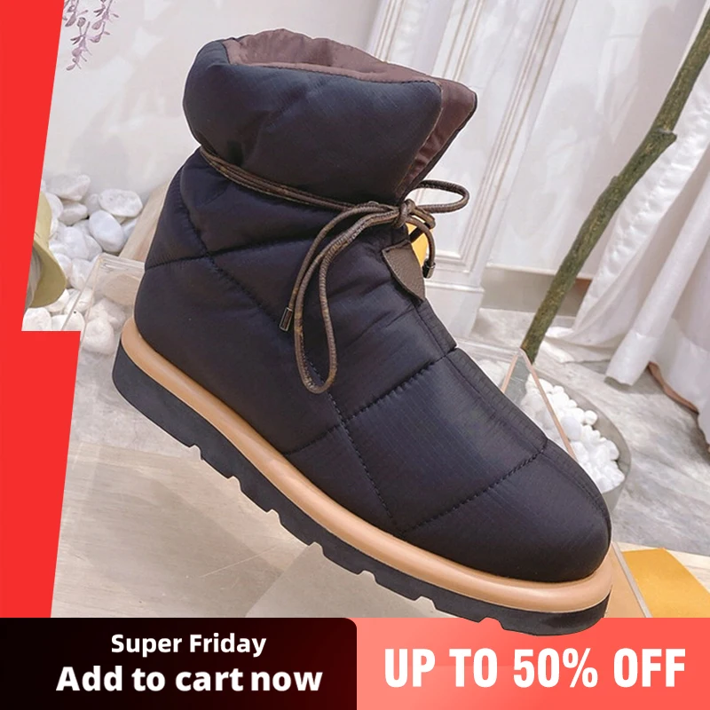 

Women Fashion 2022 New In Ankle Boots Winter Warm Female Snow Boots Fur Platform Casual Short Shoes Brand Woman Thigh High Boots