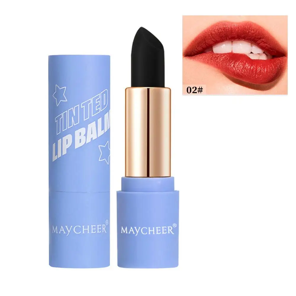 Wasserdicht matt farbwechsel nder Lippenstift langlebiger Lippenstift feuchtigkeit spendend Halloween Lippenstift Weihnachts feier Lippen Make-up f2s2