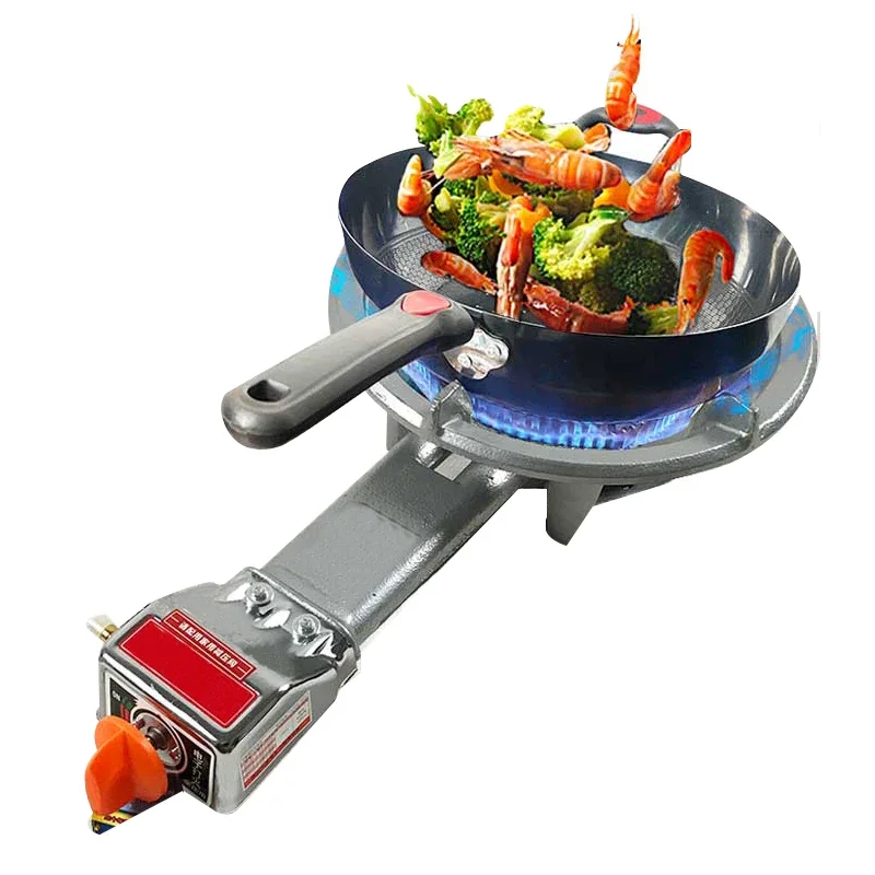 เตาแก๊สกลางแจ้งแบบพกพา Commercial Desktop เตาเดี่ยว Fierce Single Fierce ความดันต่ําเตาแก๊สธรรมชาติ