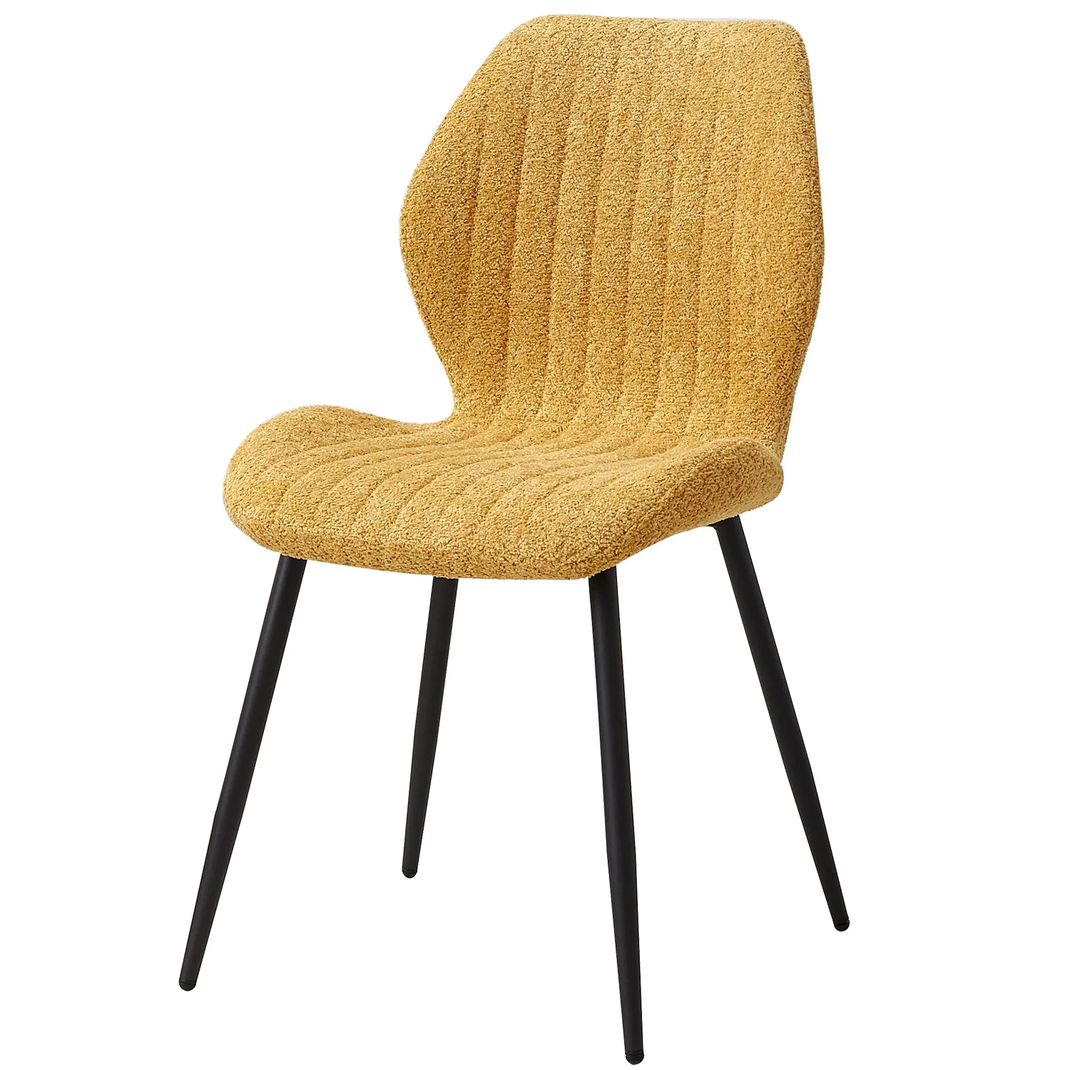 EGOONM zestaw 4 tapicerowanych wyściełanych krzesła do jadalni tkanina lniana krzeseł kuchennych nogi metalowe na balkon restauracja kawiarnia w domu