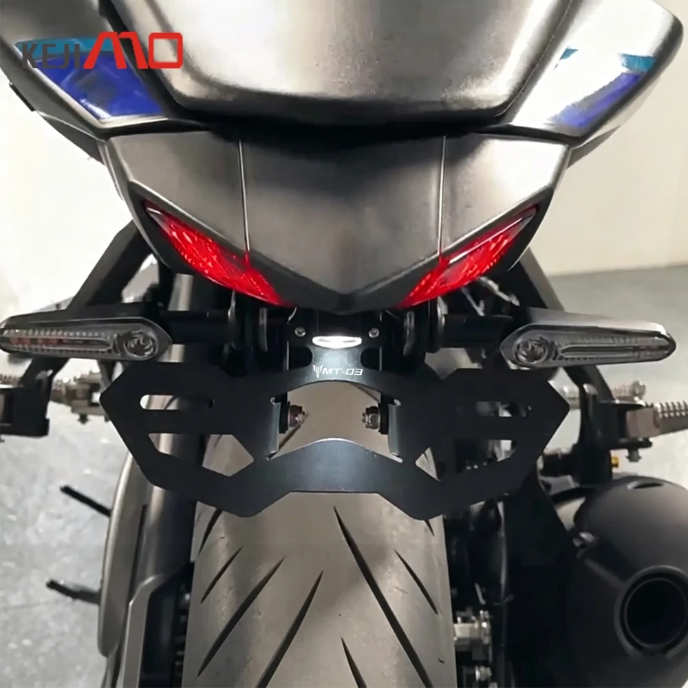 

License Plate Holder For YAMAHA MT03 MT25 YZF R3 R25 2015-2026 2025 2024 Motorcycle Accessories Tail Bracket Fender Eliminator