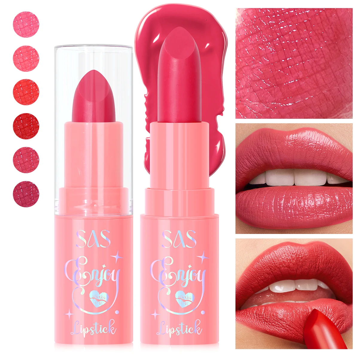 Bálsamo labial hidratante e hidratante de 3 piezas: resistente al agua y duradero, rico en humedad y dando un brillo natural