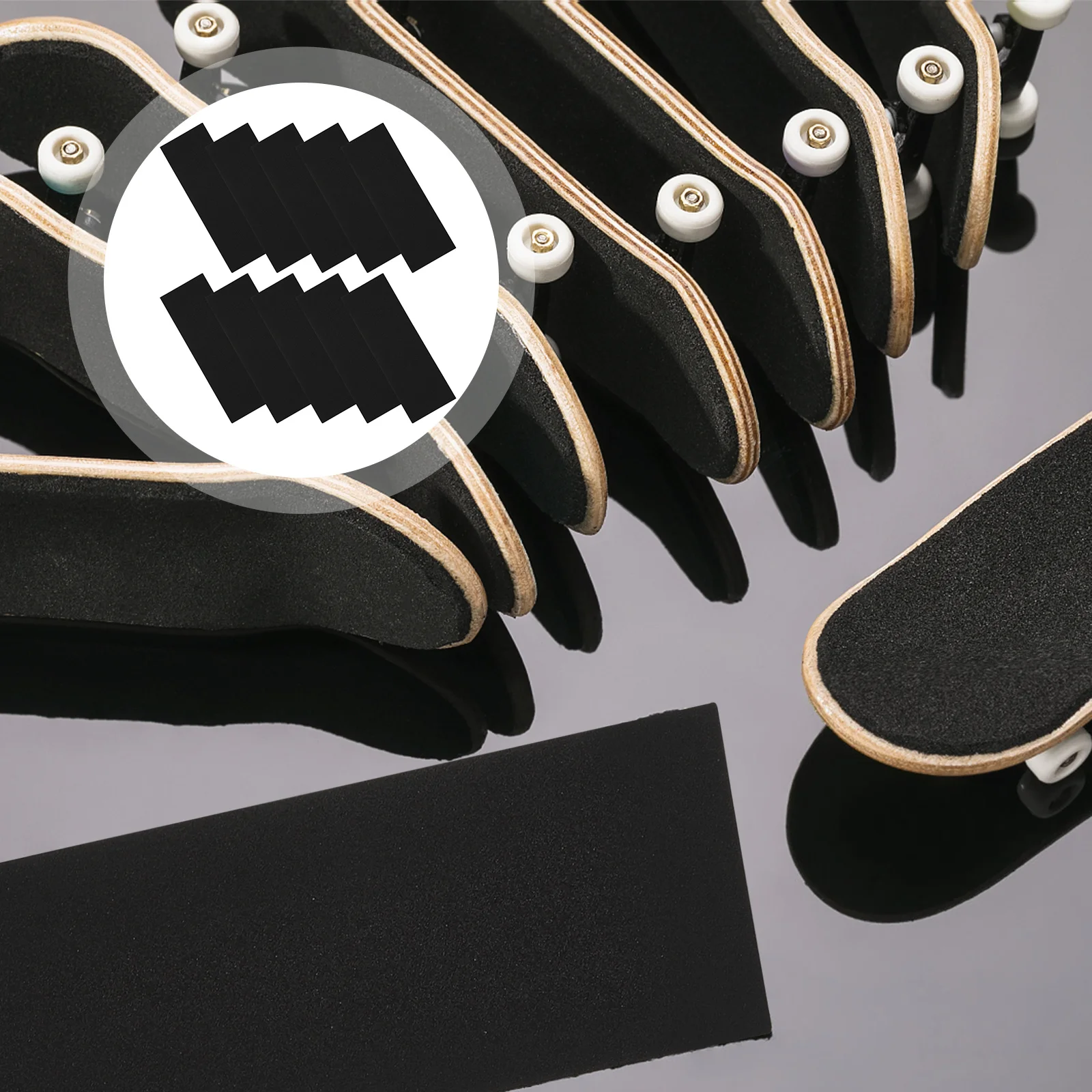 Nastro adesivo in schiuma da 10 pezzi per tastiera, superficie adesiva antiscivolo, sostituzione liscia, aggiorna il tuo mini skateboard