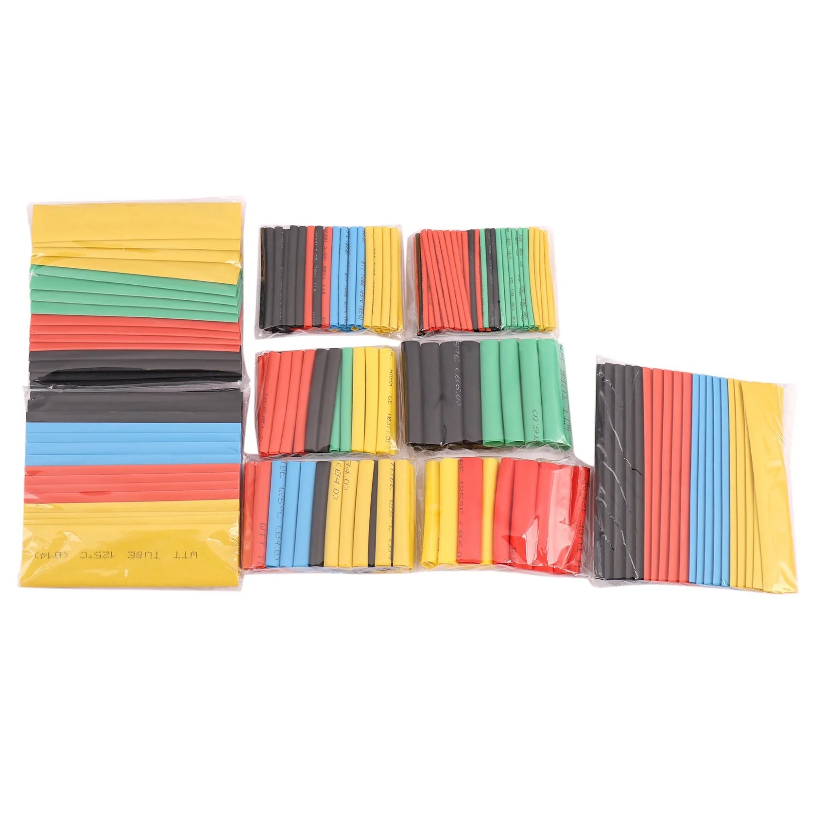 

A70P 656Pcs Car Electrical Cable Heat Shrink Tube Tubing Wrap Sleeve Assortment
