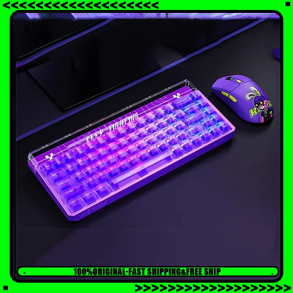 

Механическая игровая клавиатура DAREU Thunder68 с магнитными переключателями, точностью RT 0.01 мм, низкой задержкой, RGB-подсветкой, Gasket-креплением, возможностью горячей замены, аксессуары для ПК