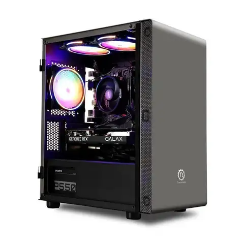 MXZ 게이밍 PC, Ryzen 5 5600, RTX4060, B450M, GDDR4, 1TB NVME 데스크탑 컴퓨터, 시스템 유닛 PC 사용자 정의 완료