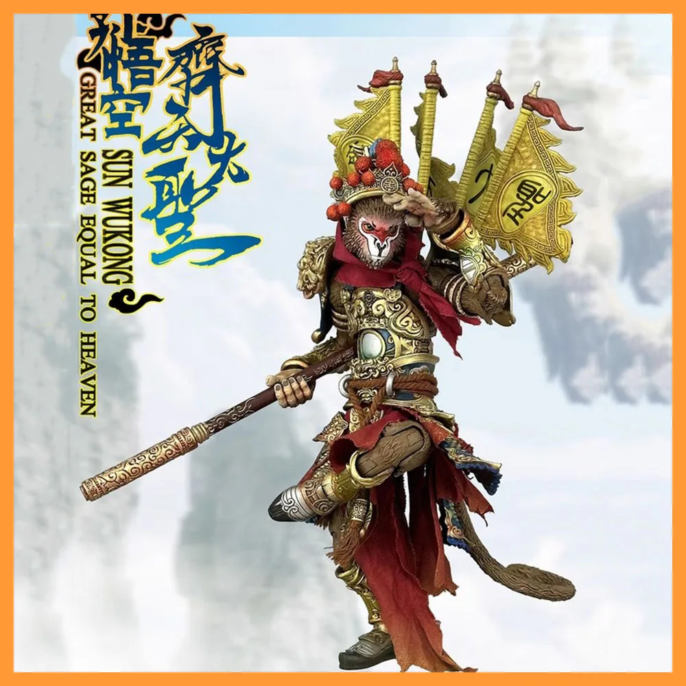 

Fury Toys 1/12 Male Soldier Great Sage Equal to Heaven Sun Wukong Full Set Standard/Battle Damaged Ver. 7" Action FIgure Model