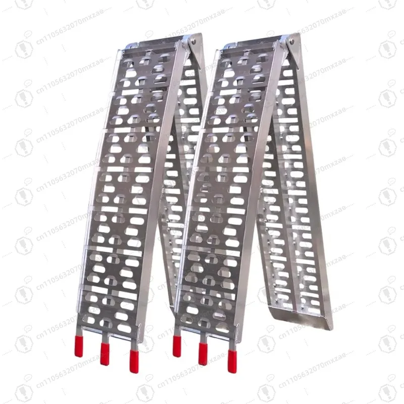 

Aluminum slope-type loading platform - Specialized for motorcycles, mountain bikes, and trucks (single slope design)