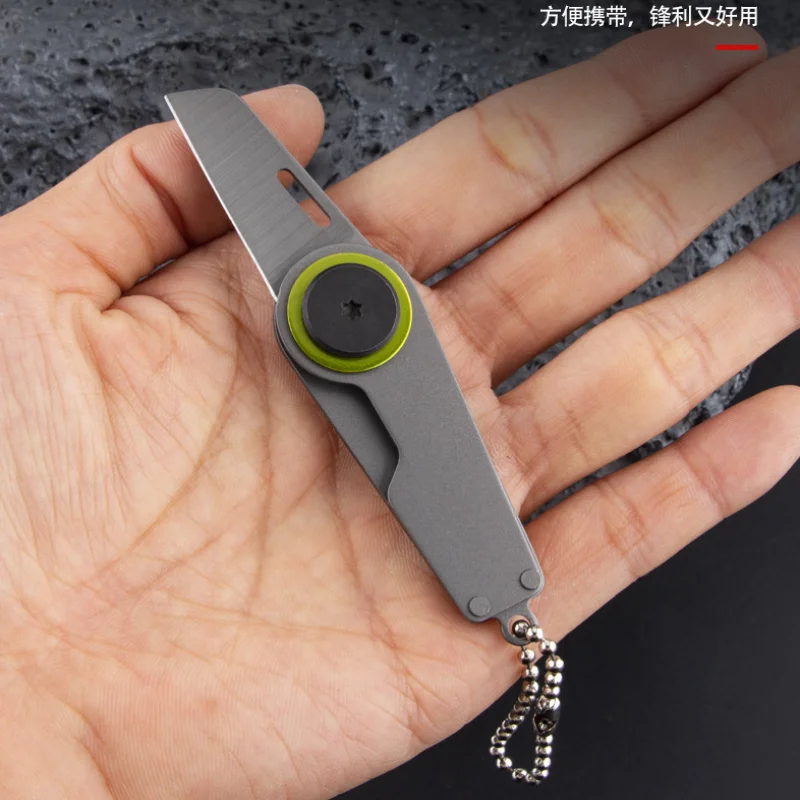 Mini Folding Knife Sharp EDC Camping Outdoor Survival Tool Key Pendant Gift Carry Pocket Knife Dismantling Express Cutting Tool image 2