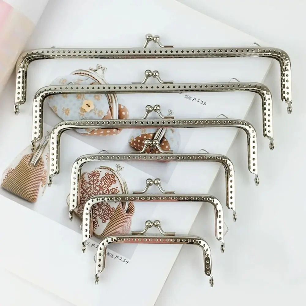 Mini Metal Purse Frame Kiss Clasp Bag Hardware Vintage Bag Kiss Clasp Lock Bag Frame Buckle DIY Craft