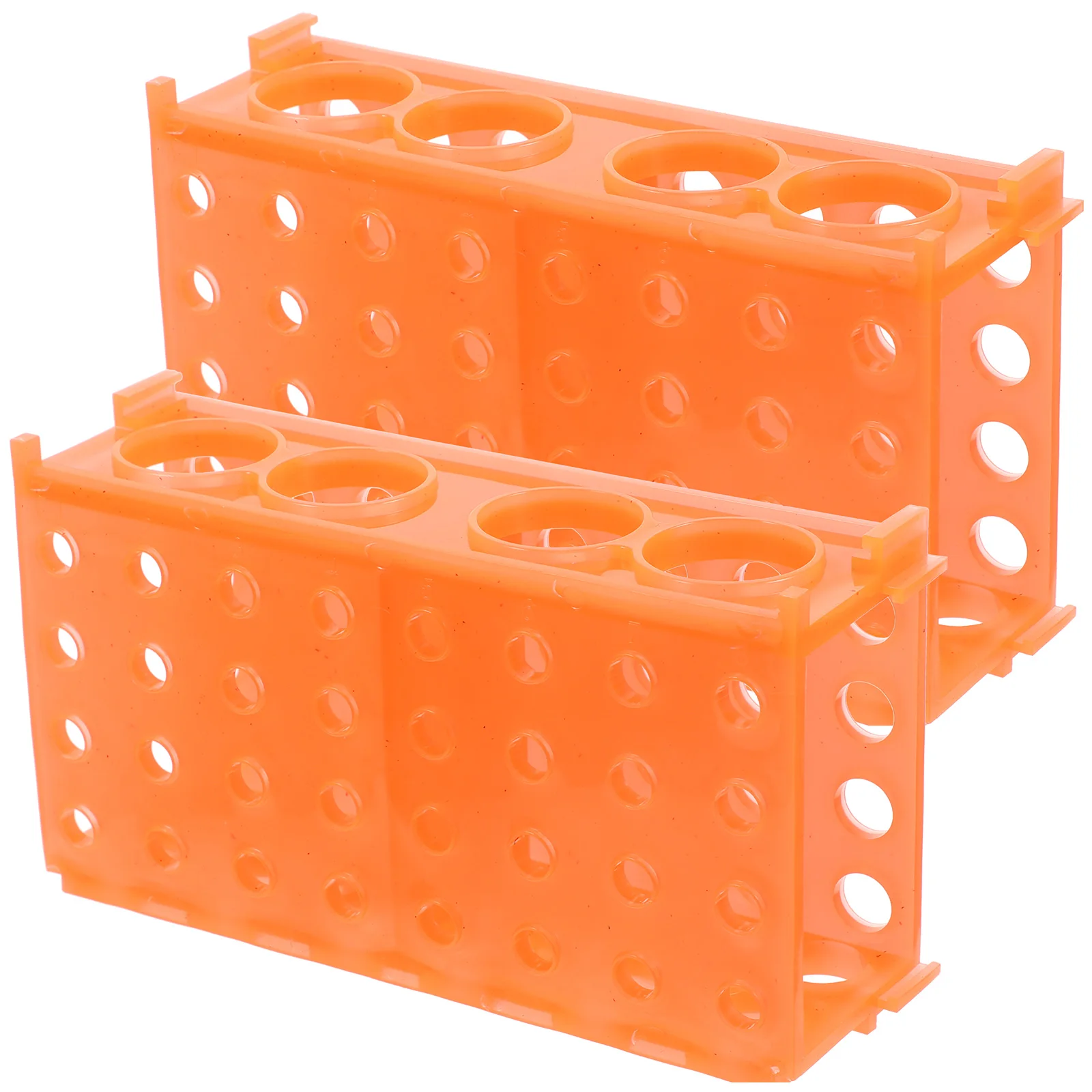

2pcs Tube Rack 0.5ml 1.5ml 10ml 50ml Plastic Lightweight High Temp Resistance Test Holder Shelf for Tubes