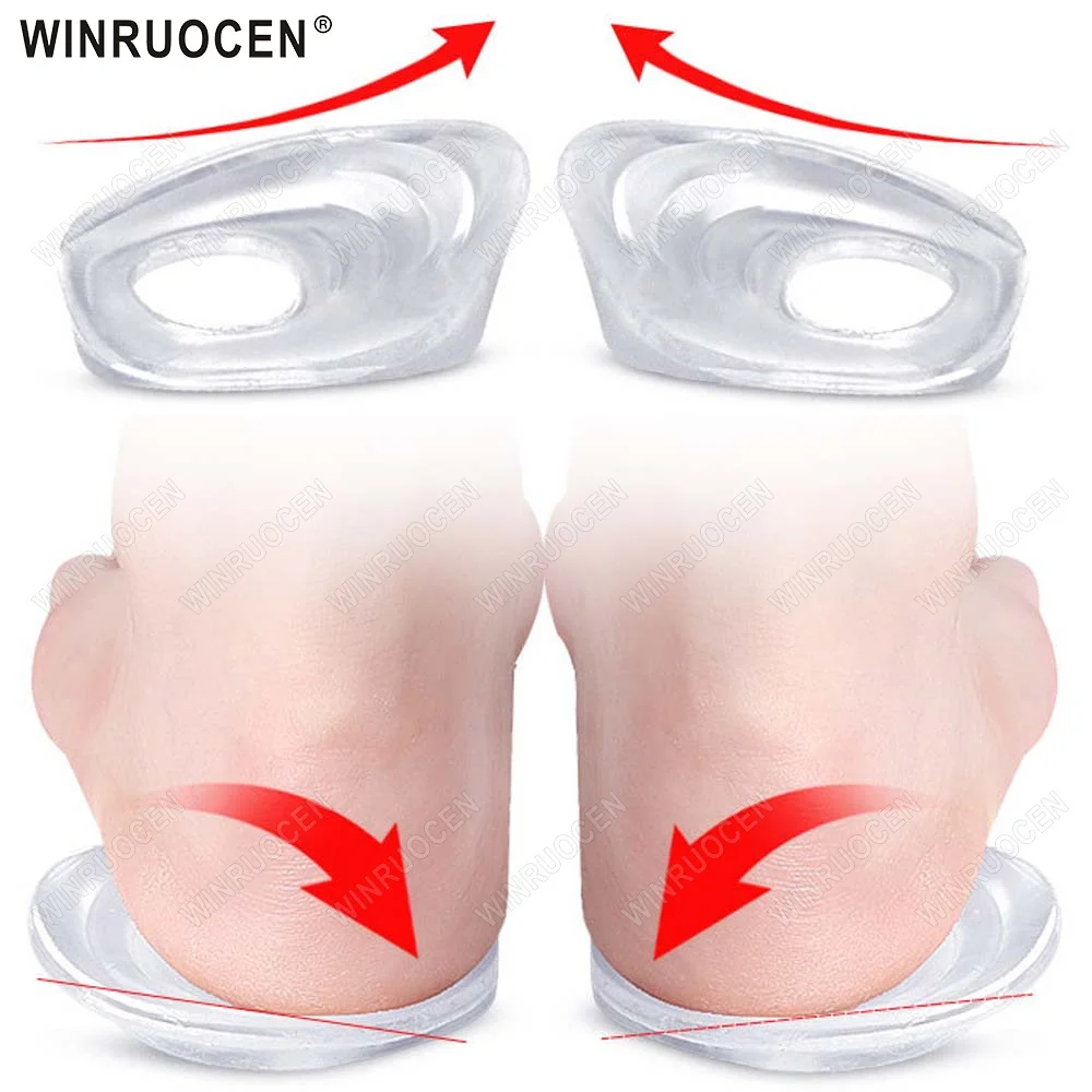

WINRUOCEN XO Корректирующие стельки в форме ноги Опавшие арочные опоры Эластичные ортопедические подушечки для пятки Корректор осанки для ног для мужчин и женщин