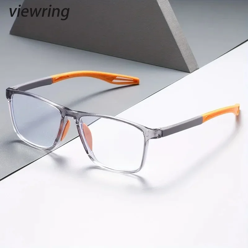 8pcs Super Value Rectangle Simple Sport Non-Slip Presbyopia Glasses - Multiple Pairs for Middle-Aged and Elderly Men and Women