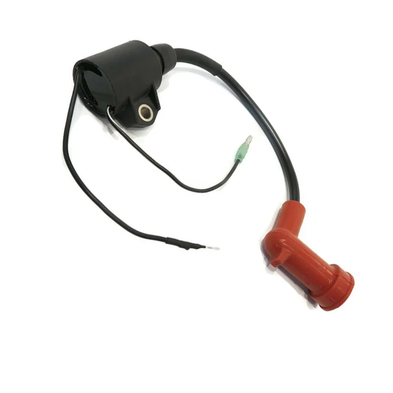 Outboard Ignition Coil Assy 63V-85570-00-00 For Yamaha 9.9HP 15 HP Boat Engine CDI System High Tension Coil Spark Plug Cap - view 5