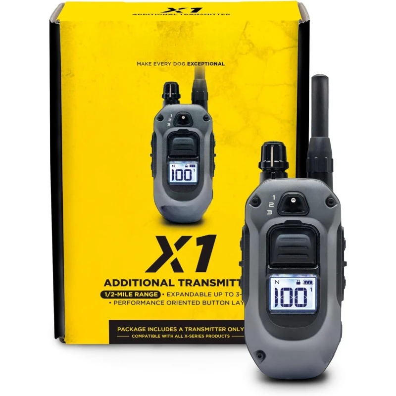 280X E-Collar with Remote [New Edition] 10 lbs+, 1/2 Mile Range, LED Light, 100 Levels of Precise Control for Stubborn Dogs